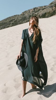 The Ele Kaftan is a gauzy lightweight beach cover up that doubles as a boho-chic resort style dress. It’s the perfect pullover to wear with cut-off shorts. Beach Tunic, Maxi Kaftan, Beach Covers, Boho Maxi Dress, Summer Ready, Beach Wears, Bandeau Top, Cut Off Shorts, Kimonos