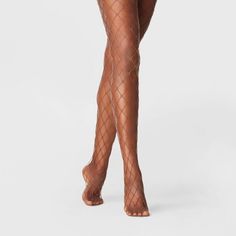 Women's Open Fishnet Tights - A New Day™ Cocoa L/XL Fitted Mesh Summer Tights, Chic Fishnet Thigh High Hosiery, Chic Fishnet Thigh-high Hosiery, Chic Thigh High Fishnet Hosiery, Tight Mesh Legwear For Night Out, Stretch Fishnet Hosiery For Summer, Tight Fishnet Legwear, Trendy Tight Fishnet Legwear, Trendy Fishnet Hosiery For Night Out