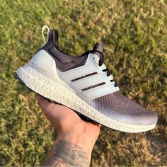 Adidas Ultraboost 1.0 Black Halo Blue *Brand New *Size 7.5 Men / 8.5 Women *Og Box *100% Authentic Sku Ct 49 Adidas Gray High-top Running Shoes, Grey And Black Adidas Ultraboost, Adidas Ultraboost 4.0, Black Halo, Ultra Boost, Adidas Ultra Boost, Grey Adidas, Adidas Men, Mens Shoes Sneakers