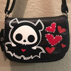 Cute Skeleton, Scene Kids, Scene Emo, Emo Scene, Punk Goth, Cute Bags, Dream Clothes, Cross Body Bag