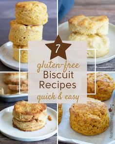 gluten - free biscuits are the perfect way to use up leftover biscuits