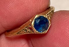 Considered one of the most infamous gemstones in the world, the Kashmir sapphire is so rare that it is hardly ever found today.  This beautiful 1800's ring sports of magnificent Kashmir Sapphire. Set in 18k gold Approximately size 6 1/2. stunning antique in wonderful condition. Antique Sapphire Ring With 17 Jewels, Antique Sapphire Ring With Round Cut, Antique Round Cut Sapphire Jewelry, Antique Oval Sapphire Ring Hallmarked, Vintage Hallmarked Sapphire Ring With Round Cut, Antique Sapphire Gemstone Ring For Formal Occasions, Vintage 14k Gold Sapphire Gemstone Ring, Formal Antique Sapphire Gemstone Ring, Antique Hallmarked Round Birthstone Ring