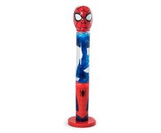 a spiderman toothbrush holder on a white background