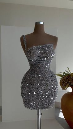 have a SEQUIN moment. in 2022 | Prom girl dresses, Pretty quinceanera dresses, Glam dresses Short Dresses With Side Tail, Backless Dress With Diamonds, Custom Fitted Dress, Dress Maturant, Tailored Birthday Dress, Silver Dresses Black Women, Short Event Dresses, Cheap Birthday Dresses, Short Sneaker Ball Dress