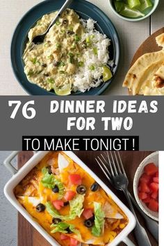 dinner ideas for two to make tonight