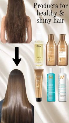 hair growth 📈 #hairgrowth #haircare Glow Up Tips Hair, Hair Care Routine Products, Soft And Shiny Hair, Ouai Hair Oil, Ouai Hair, Healthy Shiny Hair