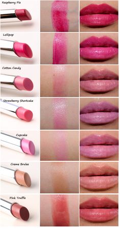 Revlon Lip Butter Colors-I want almost all of these. Revlon Lip Butter, Revlon Lip, Creme Brûlée, Lip Swatches, Lip Butter, Makeup Swatches, Pink Lipstick, Pretty Colors, Kiss Makeup