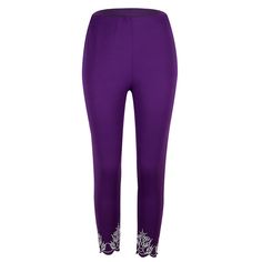 Gender: Women Item Type: Leggings Material: Cotton,Spandex,Blended Fabric Pattern Type: Floral Waist Type: Mid Fabric Type: Knitted Length: Ankle-Length Thickness: STANDARD Style: Casual pigment: White, red, purple, gray, black, blue, orange size: S,M,L,XL,XXL,XXXL,4XL,5XL Purple Stretch Elastane Tights, Purple Stretch Elastane Pants, Stretch Elastane Purple Bottoms, Stretch Purple Elastane Bottoms, Purple Stretch Elastane Bottoms, Purple Stretch Leggings For Loungewear, Hip Lifts, Hip Style, Women Leggings