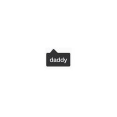 a black and white photo with the word daddy on it