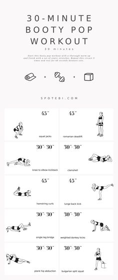 an info sheet with instructions for how to use the bodyweight workouts and exercises