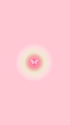 a pink background with a butterfly in the center