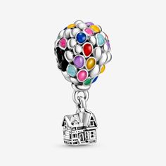 Disney Pixar Up House & Balloons Charm | Sterling silver | Pandora US Charms Disney, Pandora Charms Disney, Diy Jewelry Gifts, Silver Bear, Disney Up, Charms Pandora, Pandora Disney, Bracelet Pandora, Up House