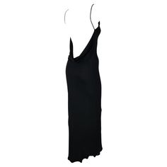 Check out this item from 1stdibs! Late 1990s Yigal Azrouël Backless Cowl Slinky Black Bodycon Gown : https://www.1stdibs.com/id-v_22489322 Black Low Back Slip Dress For Party, Black Slip Dress For Party With Low Back, Black Low-back Maxi Dress For Evening, Black Low Back Maxi Dress For Evening, Black Maxi Dress With Cowl Back For Evening, Evening Maxi Dress With Bias Cut And Low Back, Black Bias Cut Backless Evening Dress, Black Backless Evening Dress With Bias Cut, Black Backless Evening Dress With Low Back