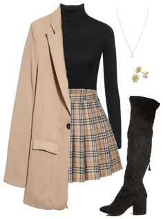 Where fashion meets passion Latest styles beauty tips and lifestyle inspiration. Business Casual Skirt Outfit, Virgo Rising Fashion, Girly Autumn Outfits, Cider Outfit Ideas, Female Fashion Outfits, Nyc Outfits Fall, Office Skirt Outfit, Neutral Tone Outfits, Outfit Polyvore