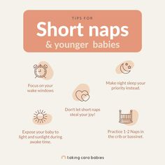 a baby's guide to short naps and younger babies