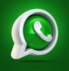 a green and white phone icon with the letter q in it's center, on a green background