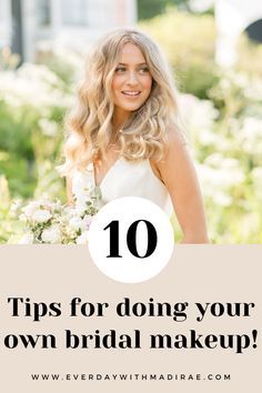 Best Makeup For Brides Wedding Day, How To Do Own Wedding Makeup, Over 40 Bridal Makeup, Wedding Makeup Must Haves, Drugstore Wedding Makeup, Doing Your Own Wedding Makeup, Wedding Makeup Products Brides, How To Wedding Makeup, Best Wedding Makeup Products