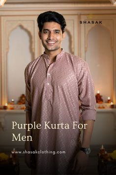 This purple kurta from shasak clothing is perfect for all your wedding and festive events. Gives you a perfect festive ready vibe. 
#kurta
#kurtaformen
#men'skurta