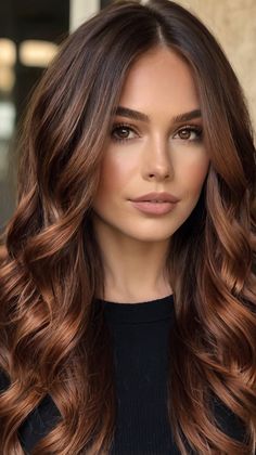 fall hair colors copper brown Fall Hair Colors Copper, Copper Brown Hair Color, Hair Color Fall, Copper Brown Hair, Darker Hair, Hair Maintenance Tips, Polished Hair, Brown Hair Color, Fall Hair Trends