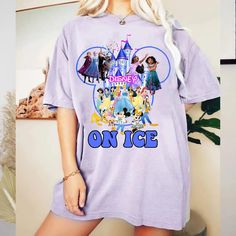 Disney On Ice, Disney On Ice Character Shirts Disney On Ice Svg, Disney T-shirt For Summer Fan Merchandise, Disney Fan Merchandise T-shirt For Summer, Summer Disney Fan Merchandise T-shirt, Ice Character, Ice Shirt, Disney On Ice, Dj Khaled, Jordan 5