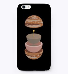 three donuts stacked on top of each other with a lit candle in the middle