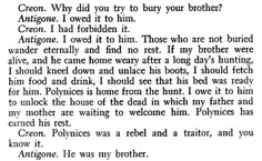 an old letter that has been written in black and white with the words green why did you try to buy your brother?