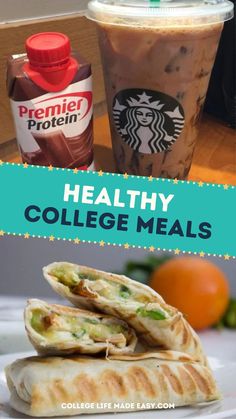 healthy college meals Healthy Recipes For College Students, Healthy In College, Healthy College Meals, College Snacks, Recipes For College Students, Healthy College, Easy College Meals, Food Advice