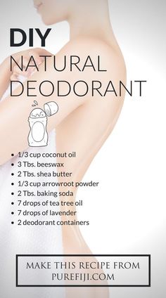 This homemade deodorant recipe is amazing! It's easy to make this effective, healthy and cost effective deodorant! Click for instructions from the #PureFiji blog. #NaturalBeauty #NaturalSkinCare #BodyCareProducts #OrganicOils #CoconutOil #SkinCareTips #BeautyTips #HealthyLiving #DIY deodorant Diy Natural Deodorant, Homemade Deodorant Recipe, Deodorant Recipe, Deodorant Recipes, Săpunuri Handmade, Diy Deodorant, Oil For Skin, Coconut Oil For Skin