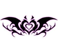 a heart shaped tattoo design on a white background