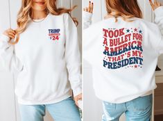 Trump Assassination Sweatshirt, That’s My President Crewneck, Trump Shooting, Trump Summer 2024, Fight For America, Gildan 18000 Labor Delivery Nurse, Delivery Nurse Gifts, Nurse Sweater, Labor Delivery Nursing, Labor And Delivery Nurse, Delivery Nurse, Labor Delivery