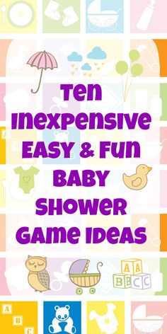 the ten expensive easy and fun baby shower game ideas for toddlers to play with