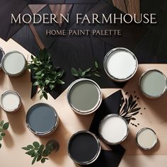 the modern farmhouse home paint palette