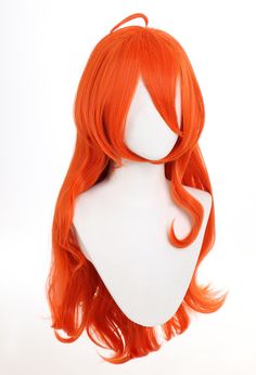 Winx Club Bloom Red Wave Wig with Bangs Long Cartoon Anime Halloween Cosplay wig Bloom Costume, Bloom Cosplay, Winx Club Bloom, Curly Wig With Bangs, Bangs Long, Bloom Winx Club, Red Wave, Long Curly Wig, Anime Halloween