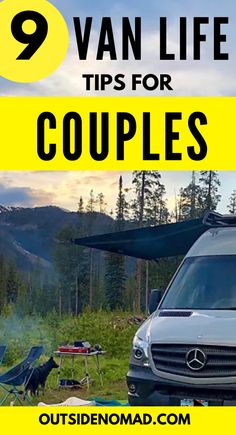 Van life is a cool thing, you can live it by yourself or with a partner.  Read on to learn the best van dwelling tips for couples. You'll learn about living in a van legal, dispersed van camping and our van life and two dogs. Follow along! #vanlife #vanadventure #vanlifetogether Van Life Hacks, Partner Reading, Van Living, Cool Vans, Campervan Conversions