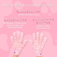 Pamper your hands with the I’m Lovely Peach Hand Masks! This hydrating sheet mask is so easy to use. Just wash your hands, put on the gloves and wait for your hands to be transformed in just 20 minutes! Did we mention the gloves are touch screen friendly? You can get soft peachy hands while you multi-task!Once applied, the hydrating serum delivers a powerful blend of active ingredients to rejuvenate skin. Peach Extract, Beauty Pillow, Sheet Mask Set, Hydrating Sheet Mask, Night Mask, Hand Mask, Face Patches, Firm Skin, Face Sheet Mask