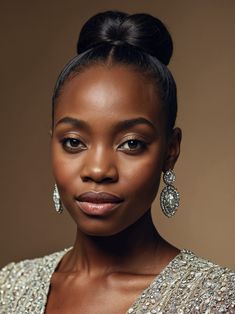 41 Sleek Bun Hairstyles for Black Women: A Style Guide Black Braid Styles, Sleek Buns, Hair Pics