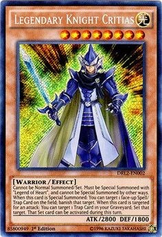 an image of a card from the game legend knight critas, which has been released