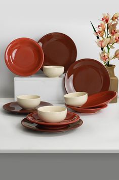 For further details don't hesitate to contact us Decorating My First Apartment, White Dinner Set, Red Plates, White Dinner, Plates And Bowls Set, Dinner Set, Dinner Sets, Dinnerware Set, Dinnerware Sets