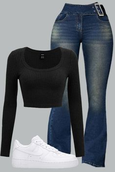 Black Women Outfit Ideas, Outfit Ideas Layout, Outfit Ideas Black Women, Outfits Latina, Outfit Ideas Autumn, Back To School Outfit Ideas, Outfit Ideas Everyday, School Outfit Ideas, Outfits 2000s