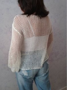 White sweater hand knit sweater knitting sweater women's | Etsy Hand Knit Sweater, Knitting Sweater, Sweater Knitting, Womens Sweaters, Sweater Women's, Hand Knitted Sweaters, White Sweater, Womens Tunics, Lace Knitting