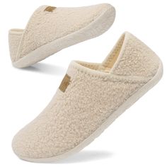 PRICES MAY VARY. Versatile Design:these womens and mens fuzzy house slippers with two types closures,slip on or heel closed back just like loafers,easily put on or take off,good suit for walking around the house indoor or outdoor. These closed back womens mens fuzzy house slippers with the upper of soft warm polar fleece or suede,providing you great comfortable and freedom feeling,super lightweigt,barefoot feel and flexible just like socks. Soft&Wear-Resistent Sole:these womens and mens indoor h Womens House Shoe, Trending Slippers For Women, Amazon Slippers, House Shoes Slippers, Office Yoga, Yoga Outdoor, Indoor Outdoor Slippers, Slides For Women, Bedroom Slippers