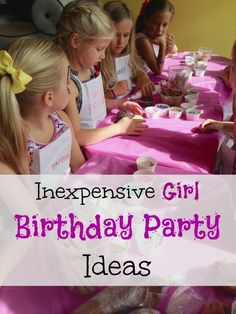 Bank Cake, Girl Birthday Party Crafts, Cheap Birthday Ideas, Inexpensive Birthday Party Ideas, Girl Birthday Party Ideas, Girls Birthday Party Games, Cheap Birthday Party, 6th Birthday Girls