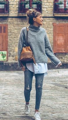 Outfits For La, Cozy Fall Outfits, Winter Mode, Casual Winter Outfits, Casual Fall Outfits, Mom Outfits, Long Shirt, Fall Outfits Women