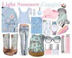 The Light Summer | The lightest summer season is delicate and cool. Light Summer Palette, Summer Cowgirl, Toxic Clothing