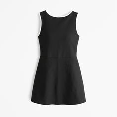 Elevate your active wardrobe with the Abercrombie & Fitch Women's Ypb Sculptlux Slash Mini Dress in a sleek Onyx color. This mini dress is not only a style statement but also a testament to comfort and functionality.

- Size: S
- Color: Onyx
- Material: Polyurethane pad foam
- Gender: Female
- Age Group: Adult
- Features: SculptLUX active fabric, stretch interior lining, open-back detail, slash neckline

Crafted from soft, sculpting SculptLUX fabric, this dress is designed to flatter and support Black Mini Length Athleisure Dress, Black Athleisure Mini Length Dress, Black Athleisure Mini Dress, Black 4-way Stretch Sleeveless Dress, Black Sleeveless 4-way Stretch Dress, Black Sleeveless Dress With 4-way Stretch, Chic Sleeveless Workout Dress, Chic Stretch Dresses For Workout, Chic Stretch Workout Dress