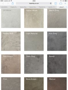 an image of different shades of paint in the web page for interior design and decorating