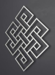 an abstract design made out of squares and rectangles on a gray background,