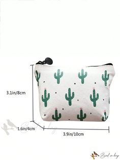 Bird in Bag - Whale Cartoon Design Coin Whale Cartoon, Cactus Graphic, Zipper Coin Purse, Graphic Design Product, Word Wrap, Bird In Bag, Cartoon Design, White Style, Cactus