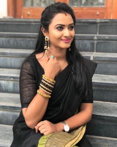 Dhanya Balakrishna, Saree Stills, Saree Photos, Malayalam Cinema, Movie Actress, Indian Saree Blouses Designs, Serial Actress