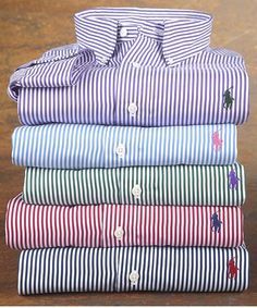 Ralph Lauren Shirt Outfit, Men Fashion Casual Shirts, Ralph Lauren Dress, Stripe Dress, Business Casual Men, Gentleman Style